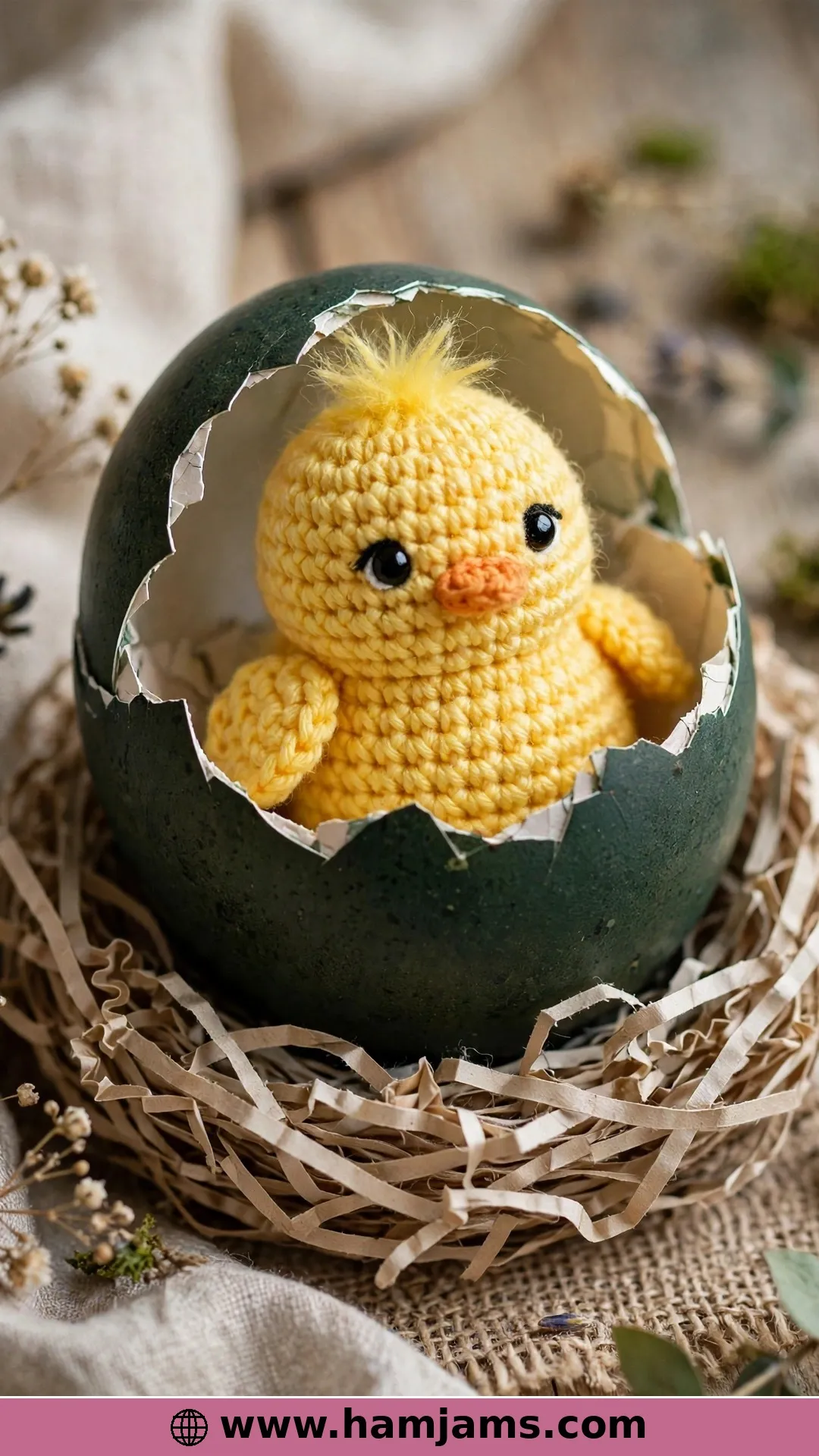 A Chick Hatching From Its Egg