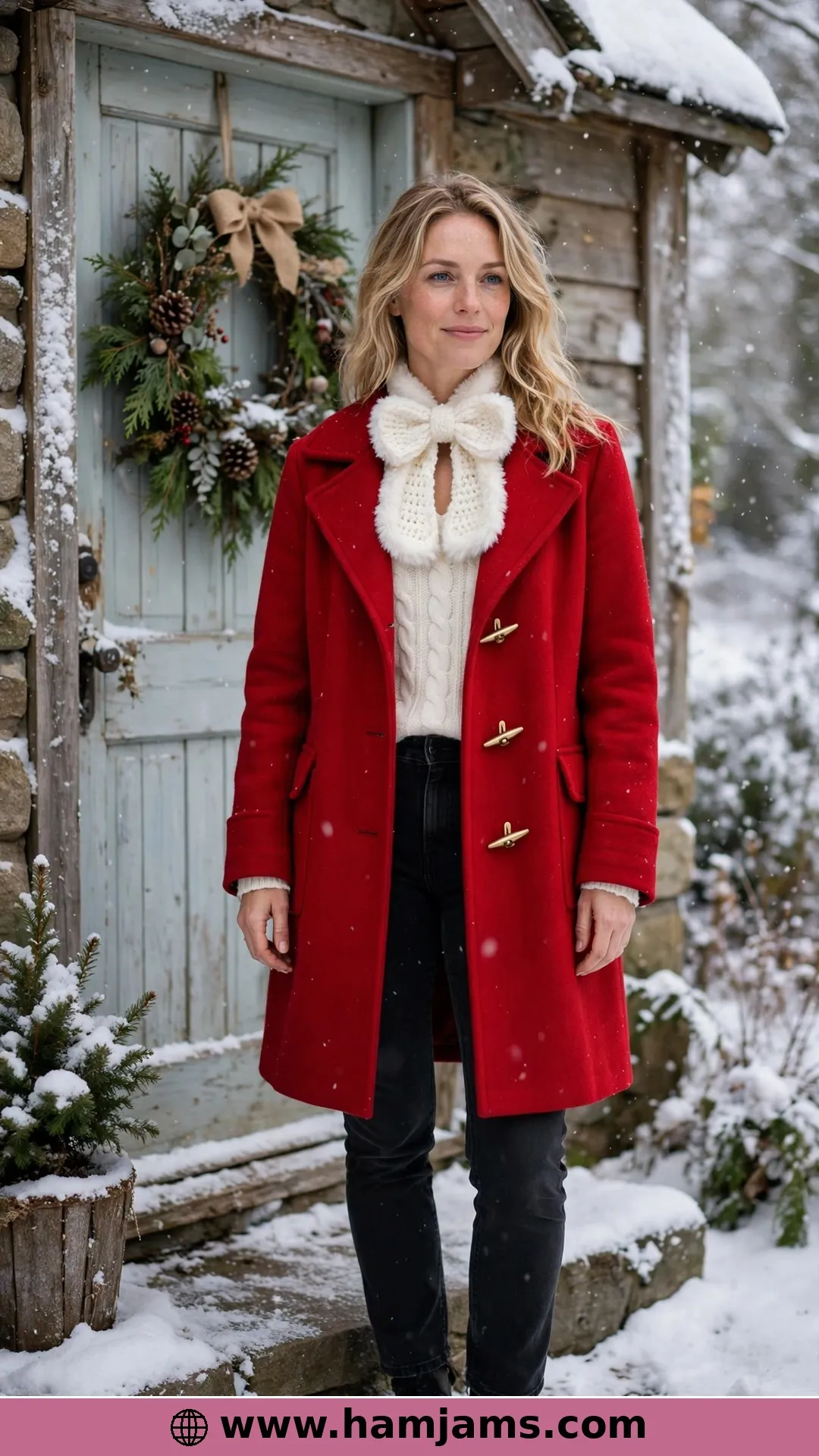 The Polar Bow Tie Scarf in Cloud-Soft Faux Fur