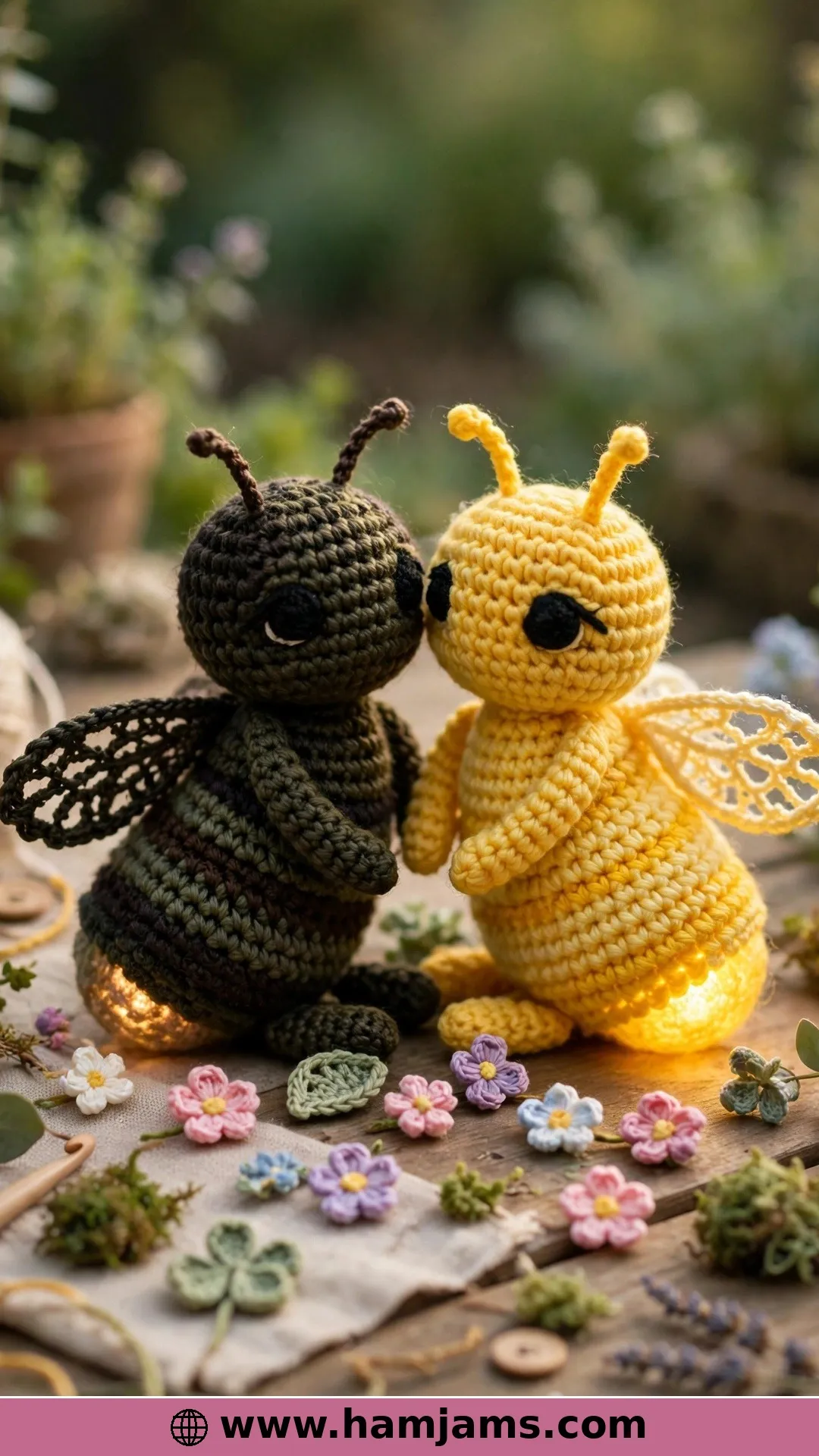 A Pair of Fireflies for Summer Evenings