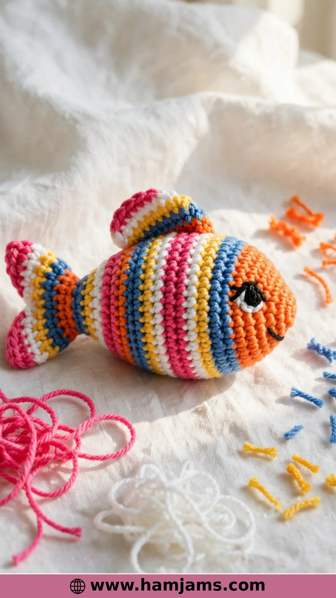 A Striped Little Fish in Caribbean Colours