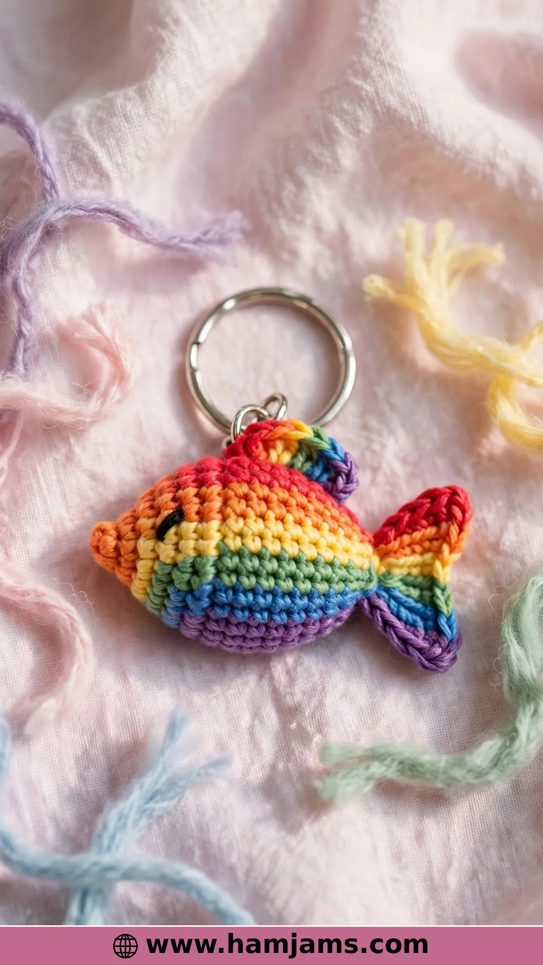 The No-Sew Rainbow Fish Keychain