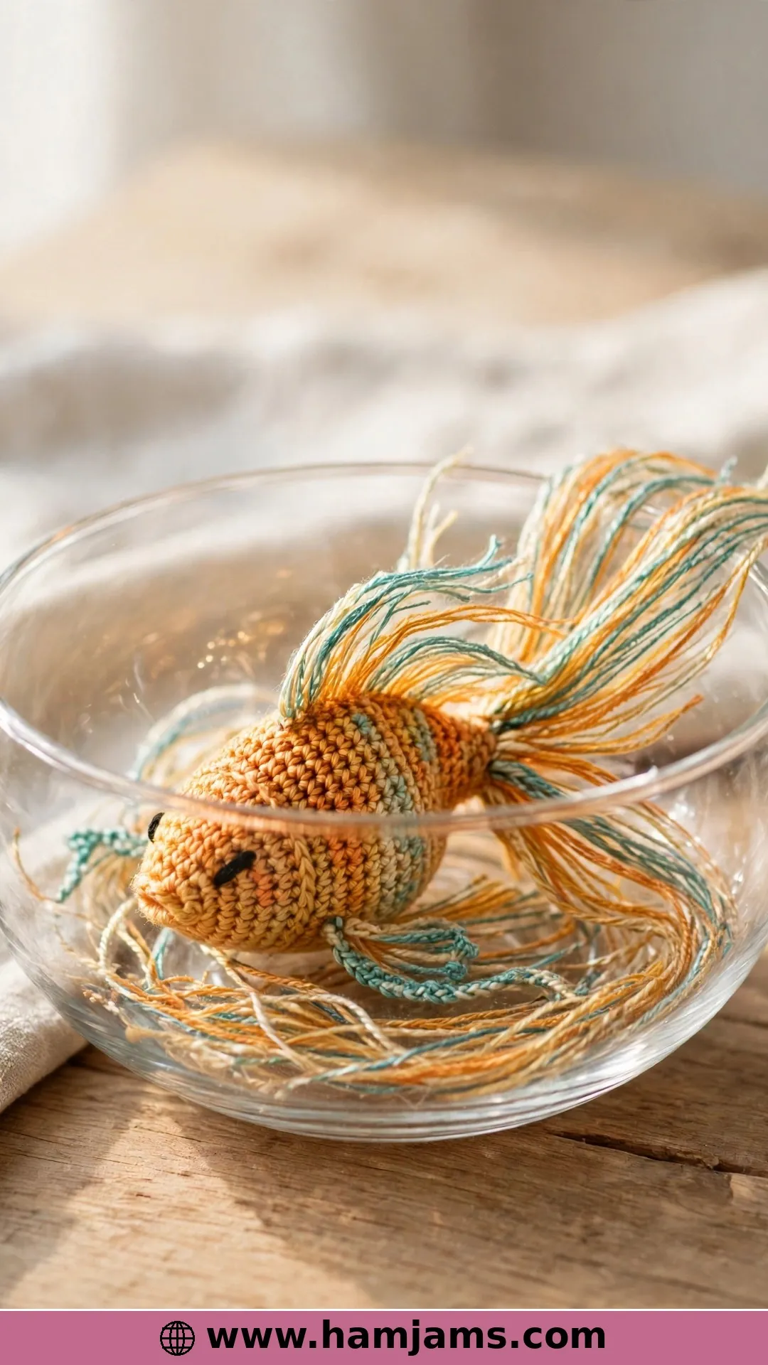 A Realistic No-Sew Goldfish