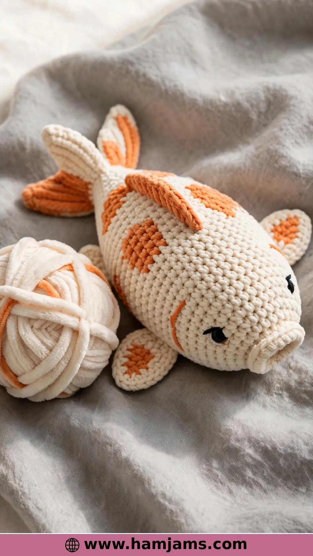 A Plump Plush Koi Carp