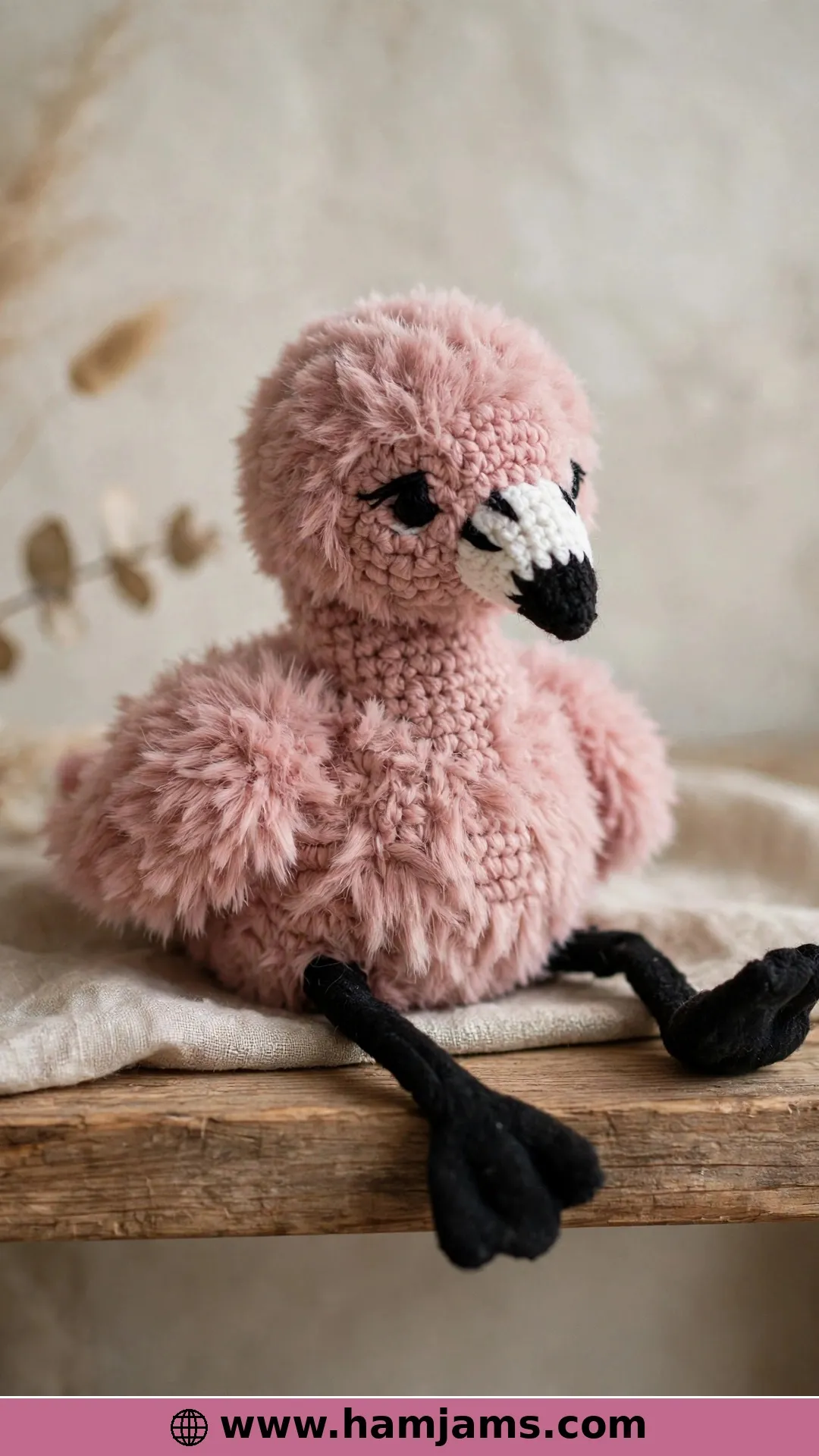 A Baby Flamingo With Floppy Legs