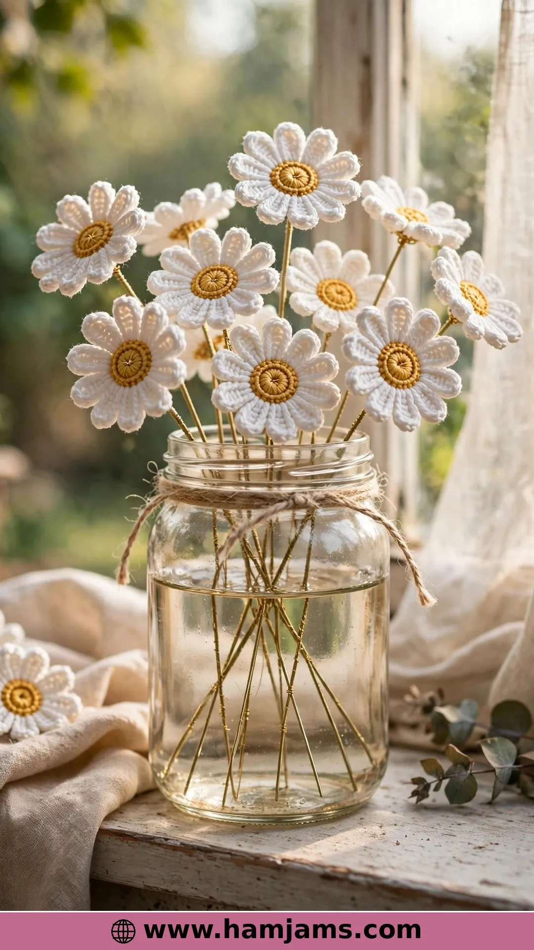 Sweet Daisies on Twelve-Inch Wire Stems