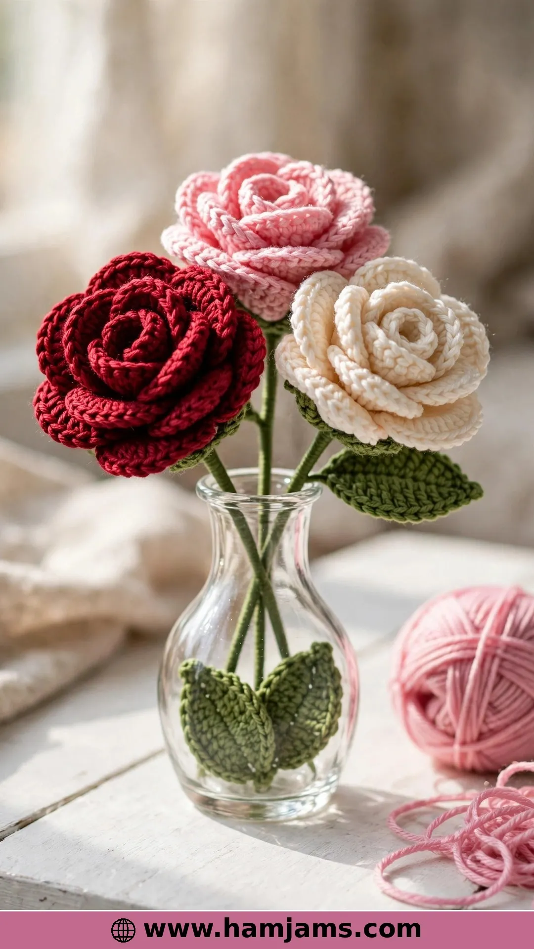 3D Roses in Three Sizes – The Classic Rolled Rose