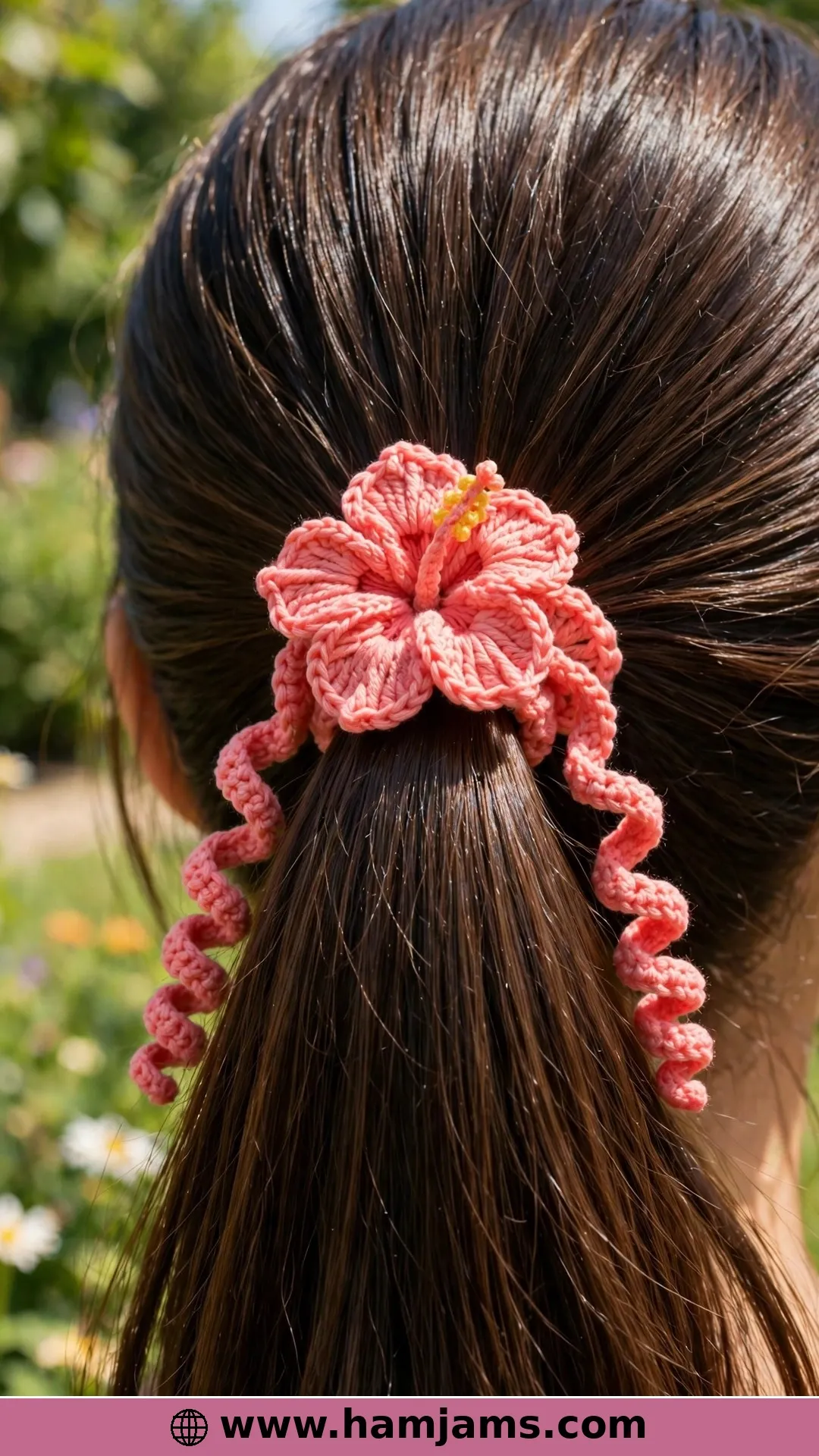 Hibiscus Hair Ties – Tropical Blooms for Your Ponytail