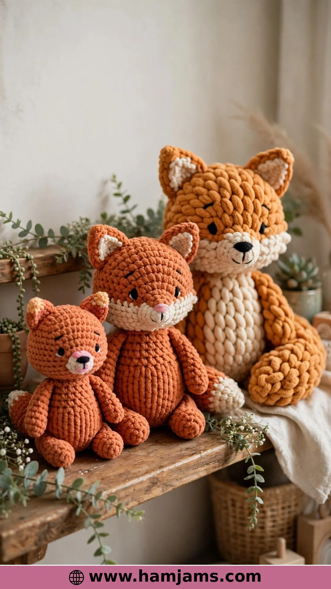 The Classic Fox Plush in Three Sizes