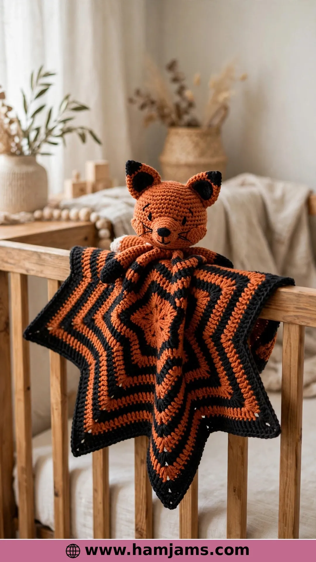 A Star-Blanket Fox Lovey (UK Terms)