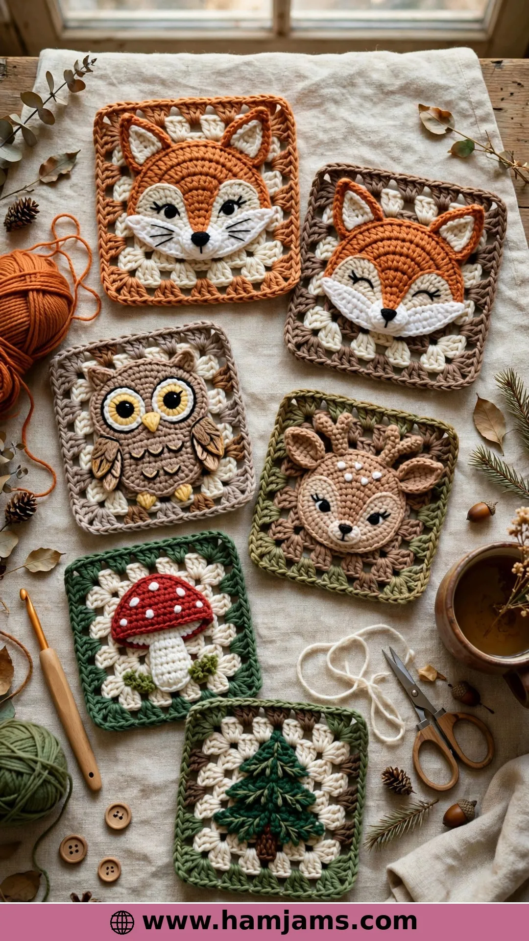 A Fox Face Appliqué for Blankets