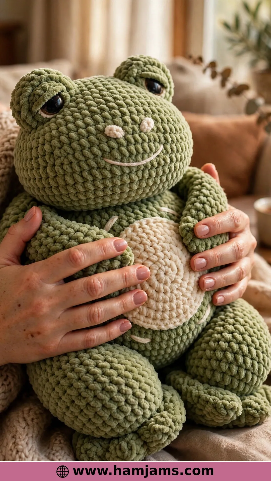 The Chubby Plush Frog in Squishy Chenille