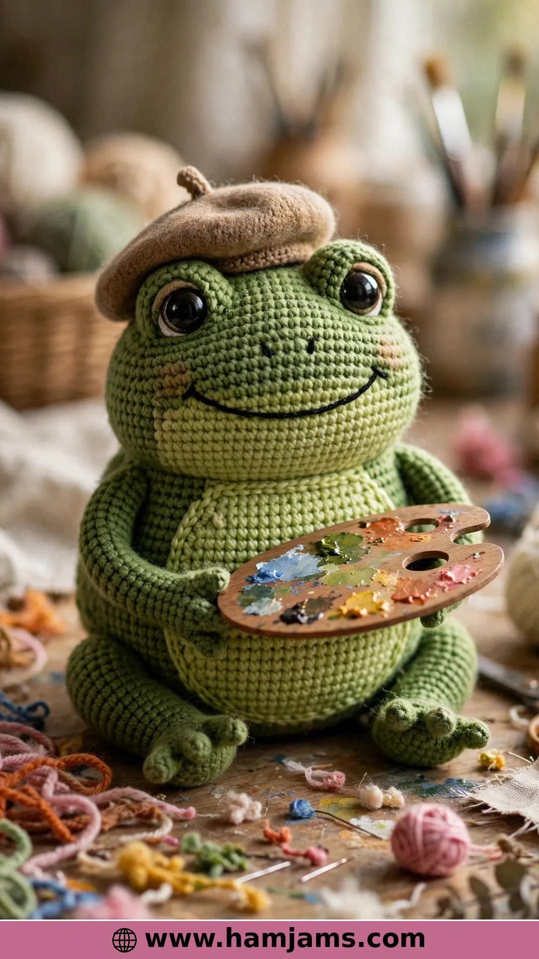 A Chubby Little Artist Frog