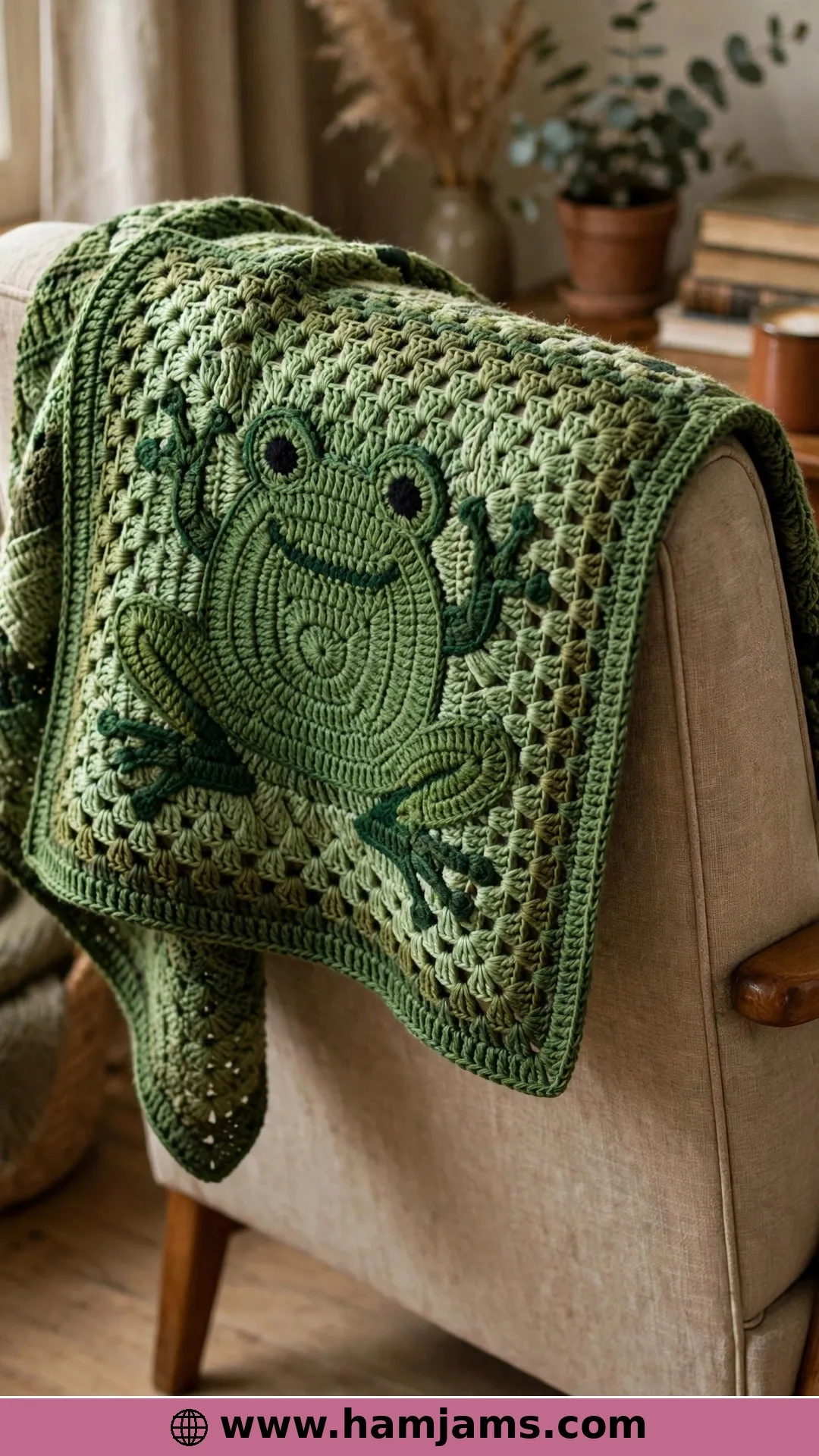 A Big C2C Frog Square for Blankets