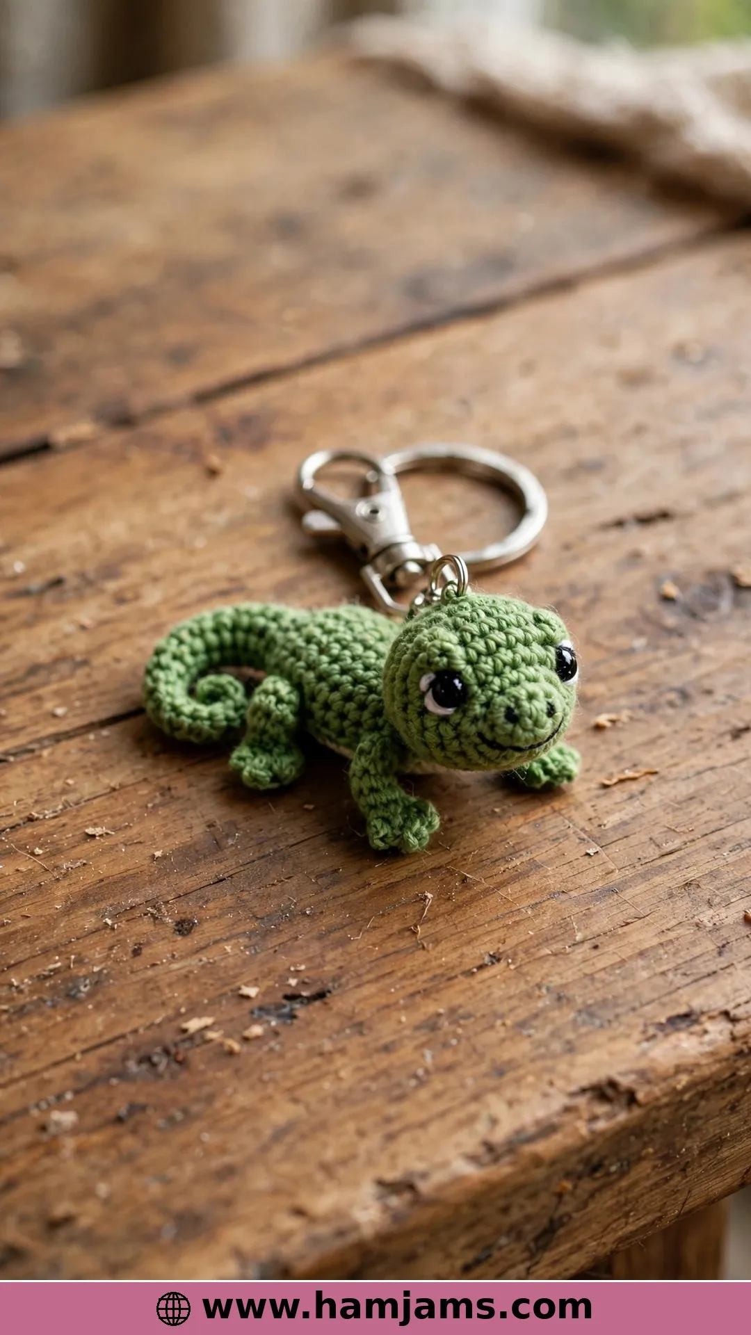 A Tiny Tom Lizard Keychain from Video