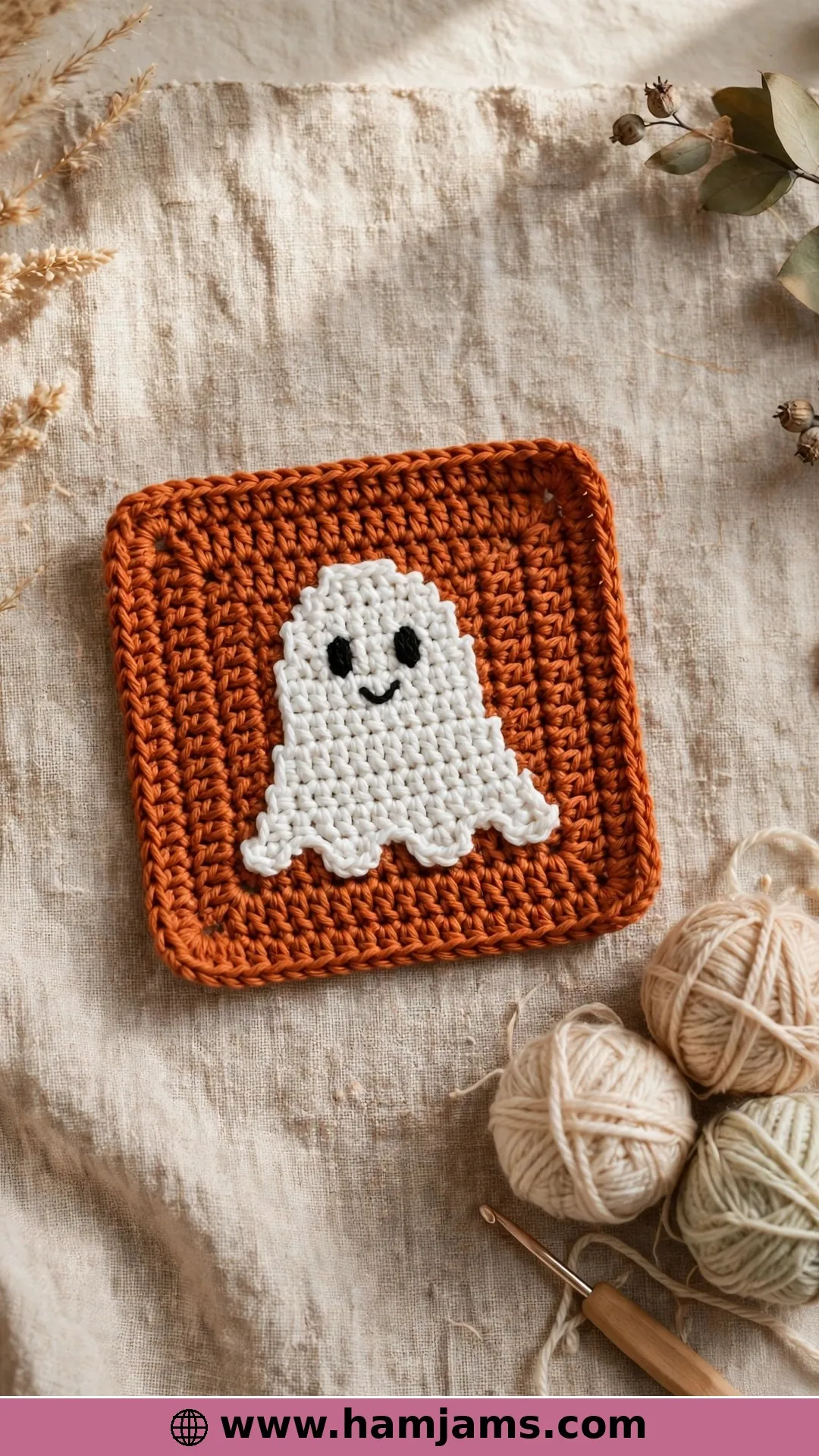 Little Ghost Coaster: A Gentle First Taste of Tapestry Colourwork