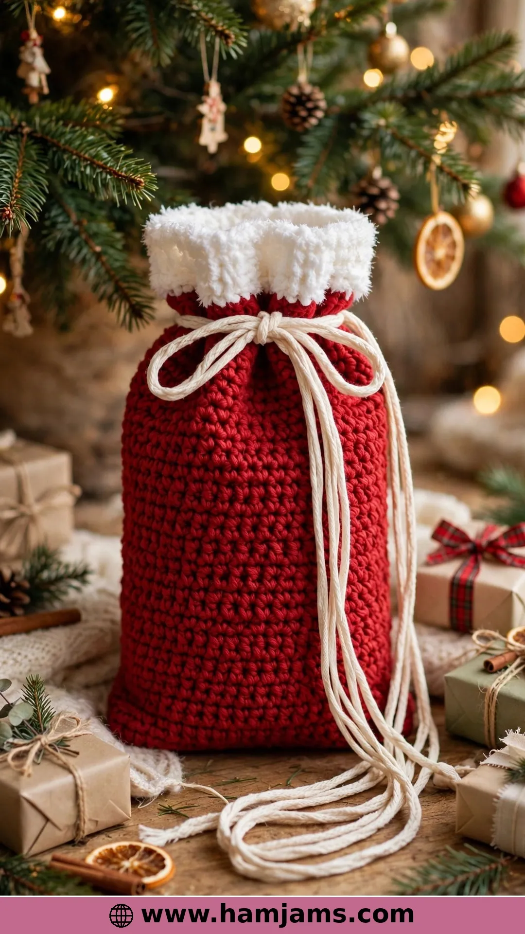 The Santa-Style Pouch From the Advent Series