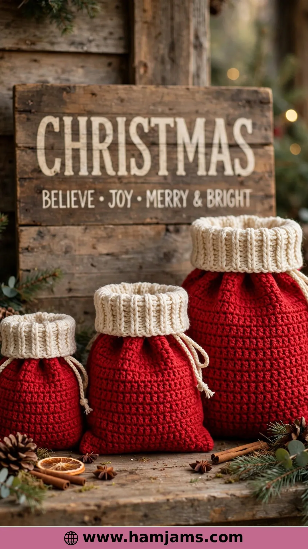 Santa Sacks in Three Sizes