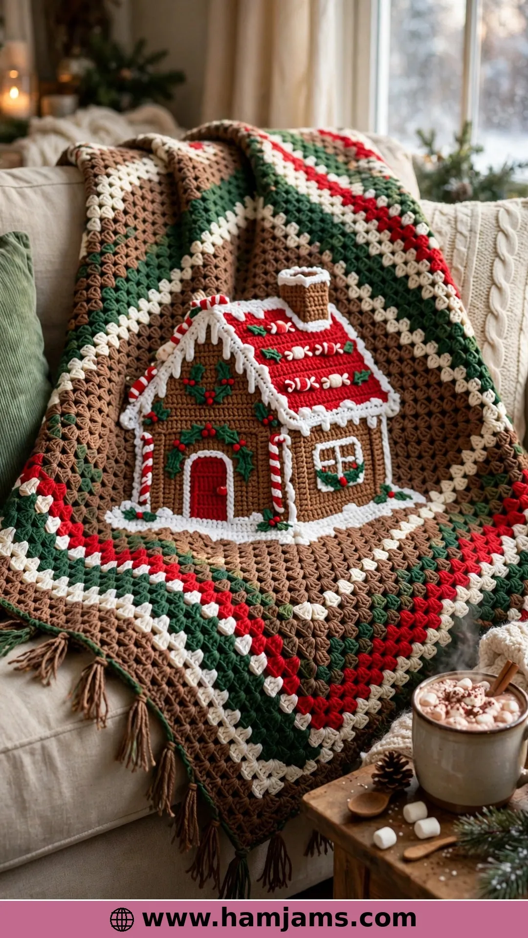 A Whole Gingerbread Blanket, Corner to Corner