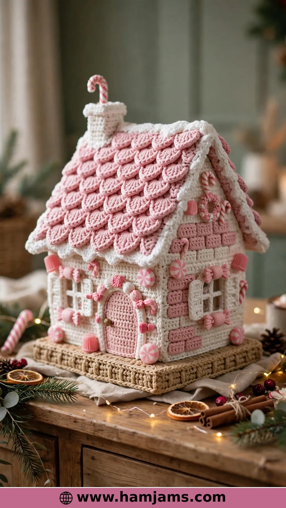 The Pink Candy Cottage, Built in Three Parts