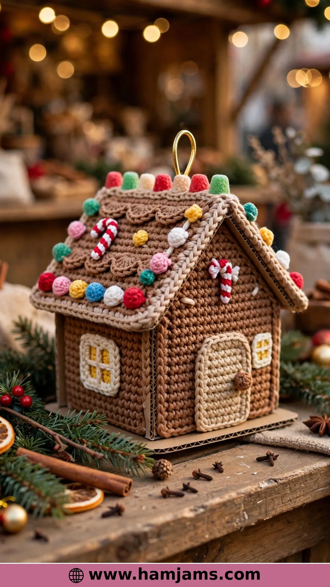 The Cardboard-Keeps-Its-Shape Amigurumi Cottage