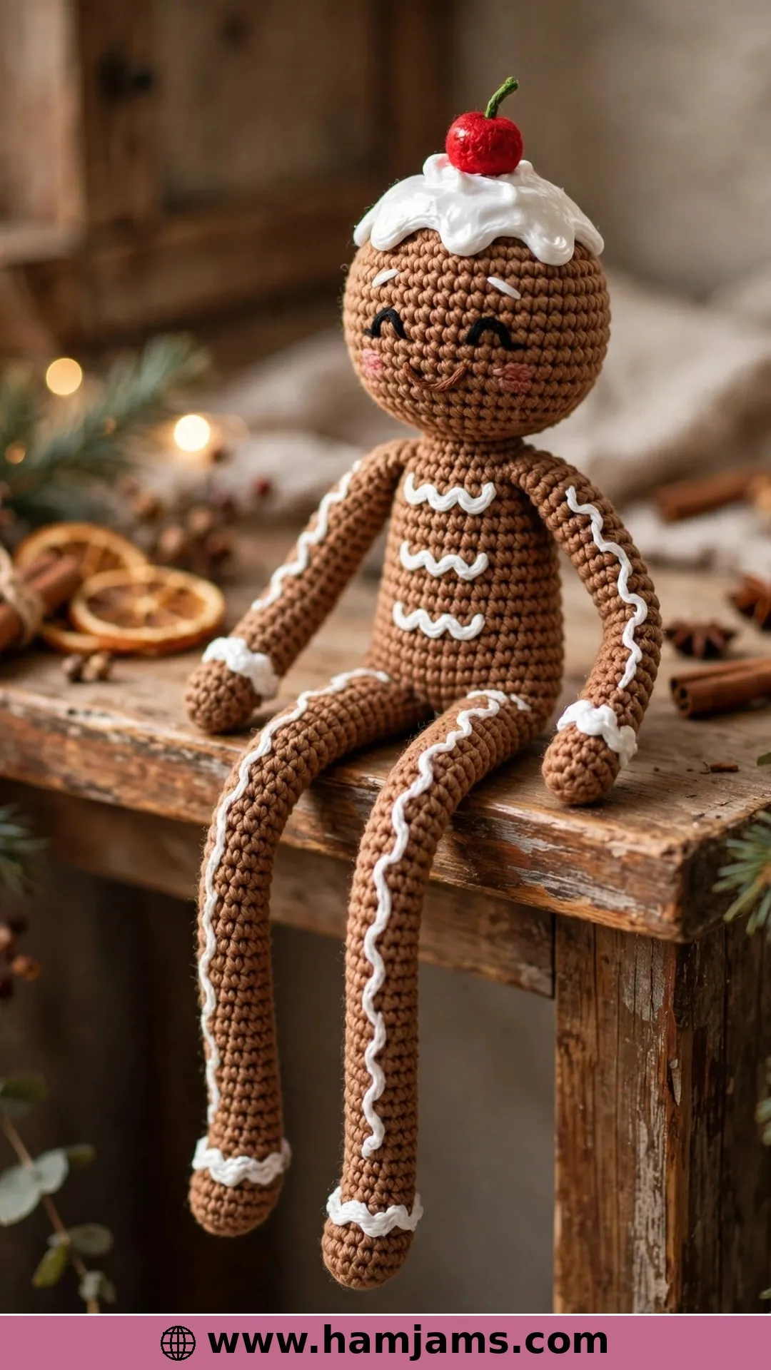 The Posable Gingerbread Man