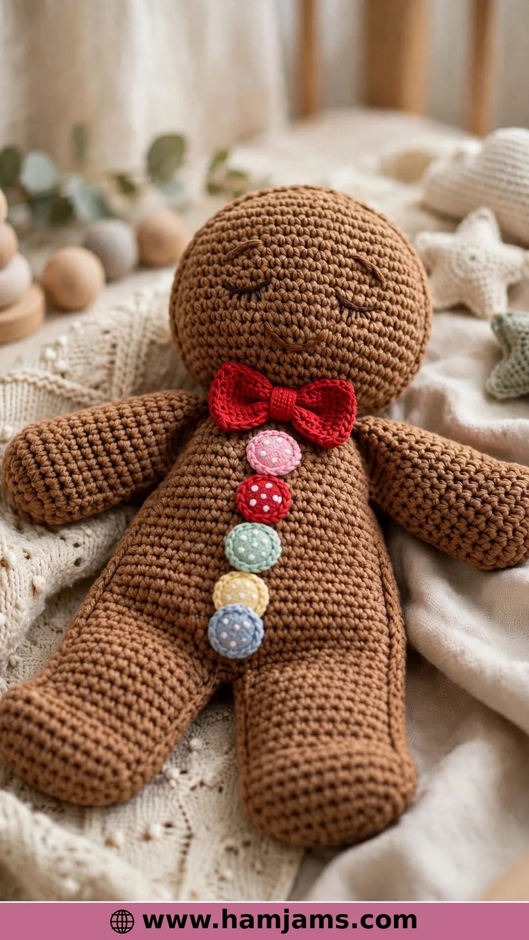 The Big Gingerbread Snuggler Lovey