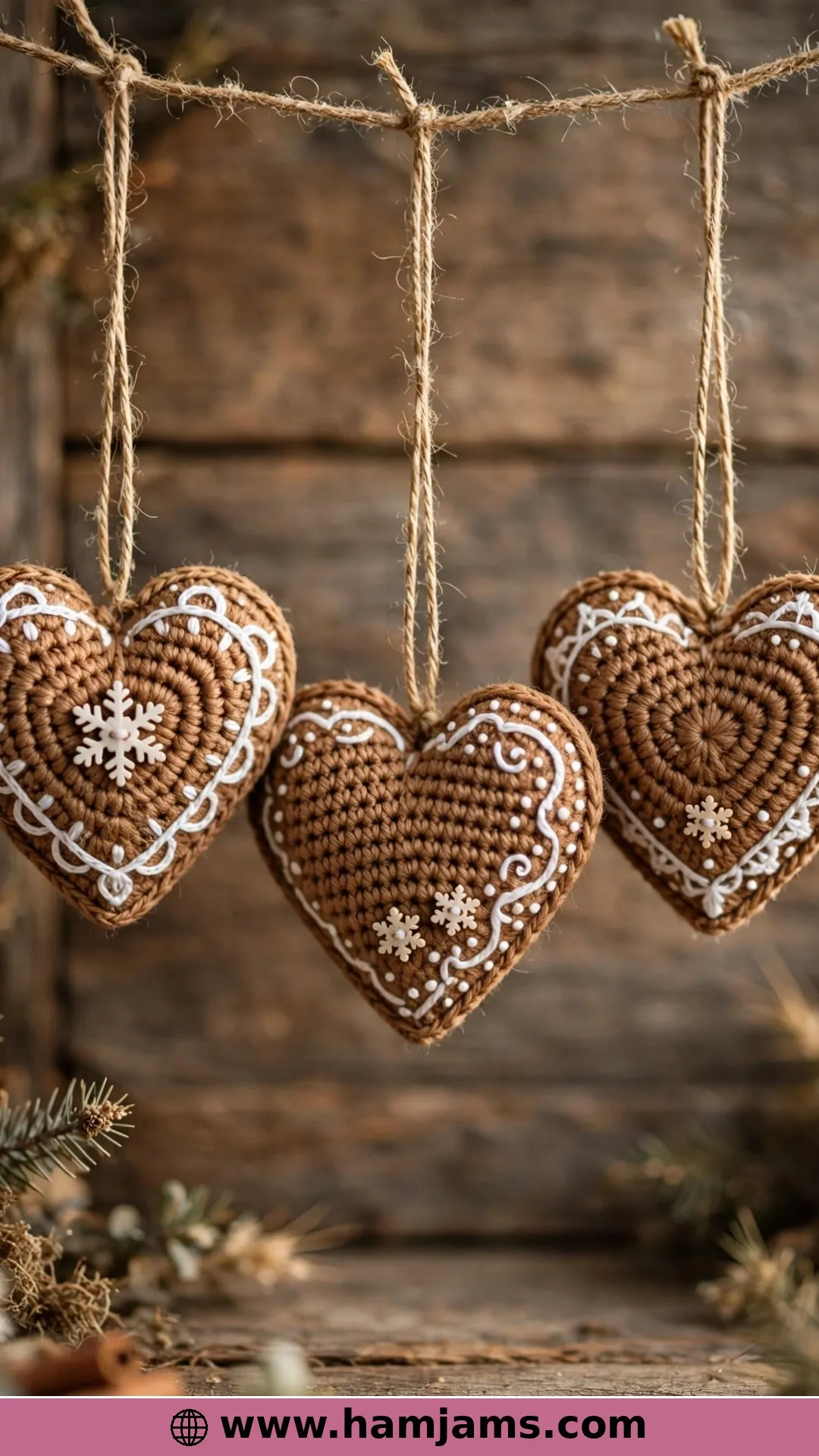Lebkuchen Hearts With Embroidered Icing