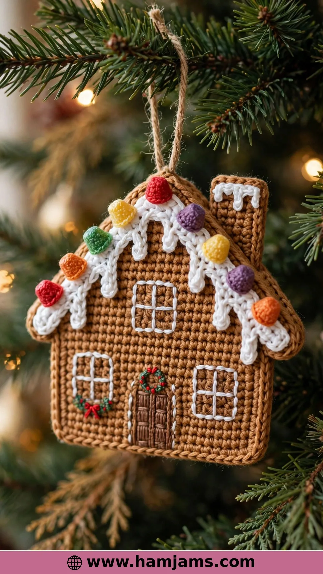 The Two-Panel House With Gumdrop Candies