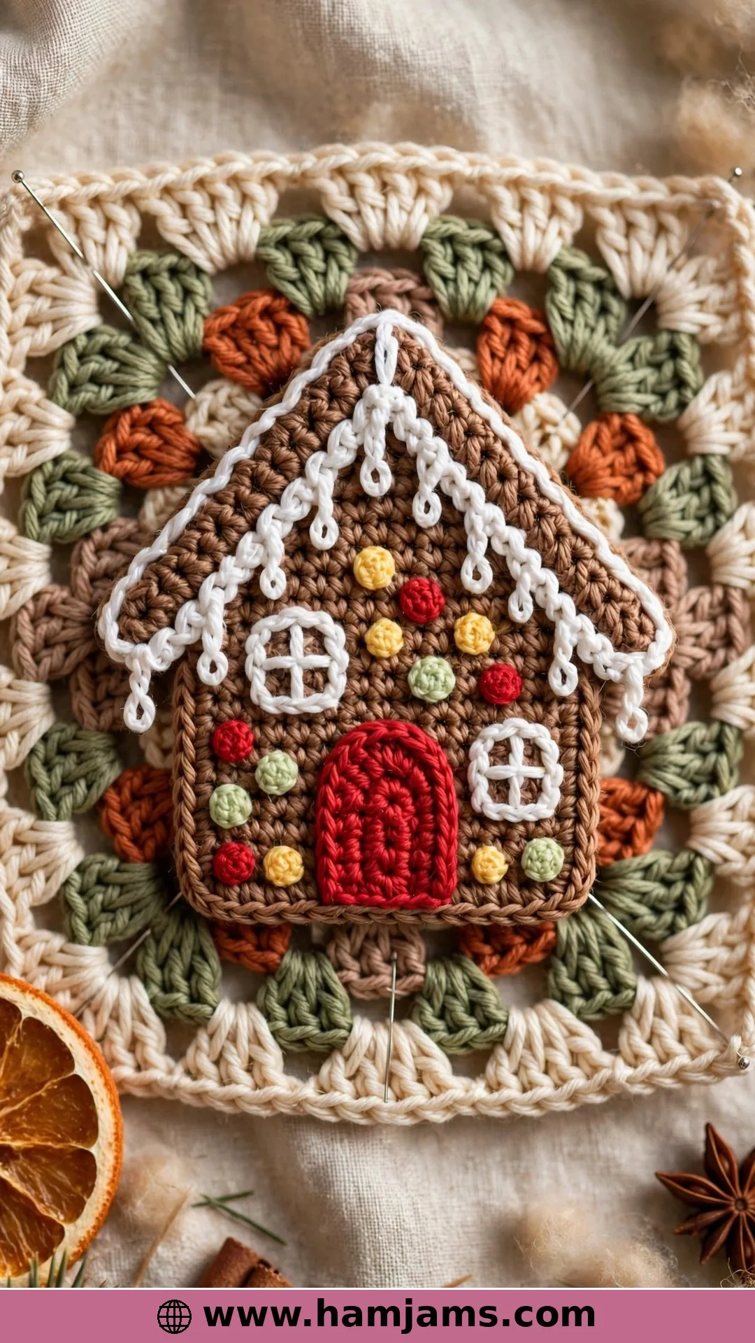 The House Appliqué With Drop-Stitch Icing