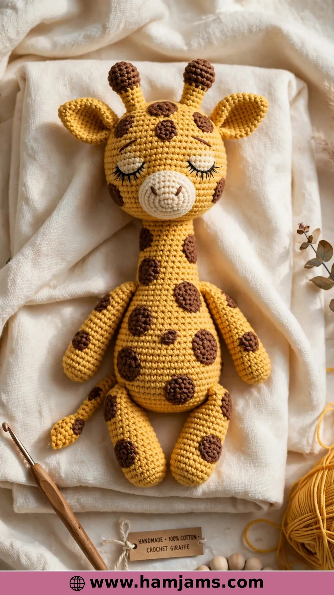 Sleepy Giraffe Rag Doll