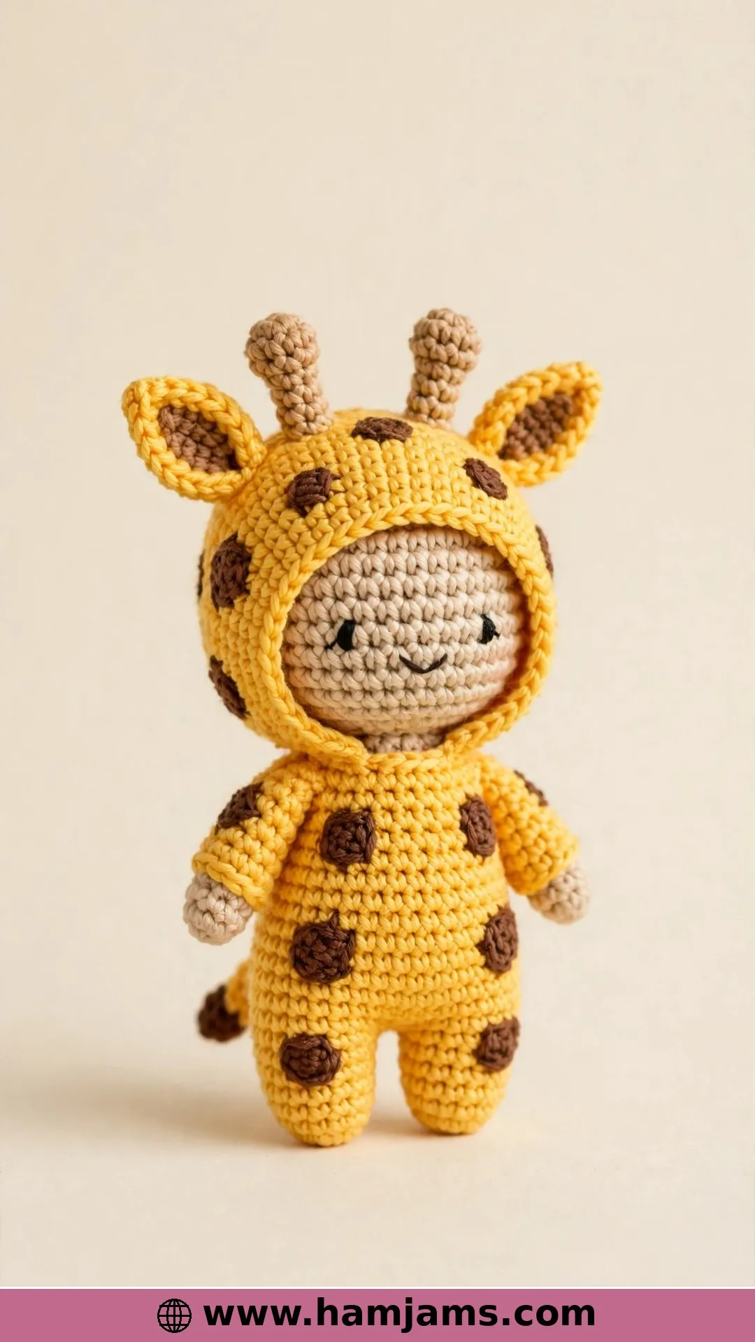 Doll in a Giraffe Outfit