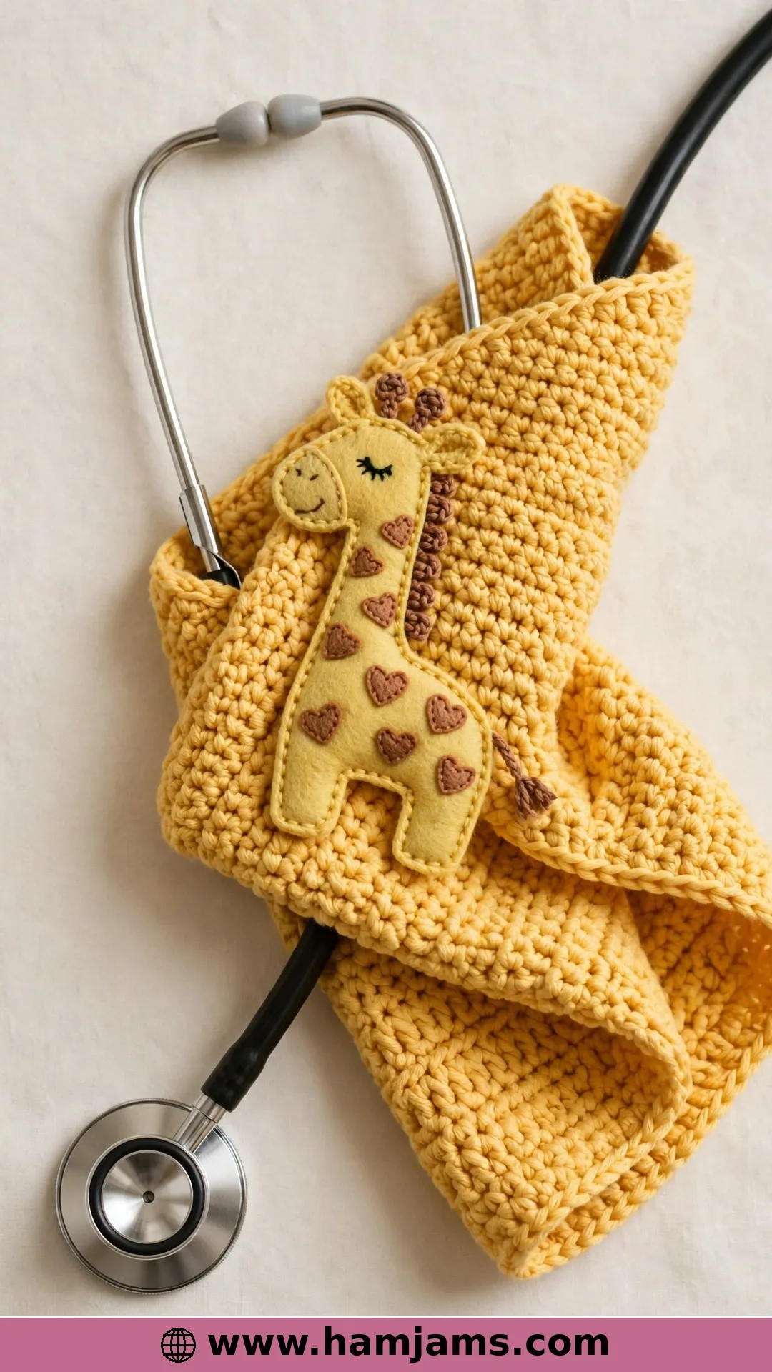 Giraffe Stethoscope Cozy