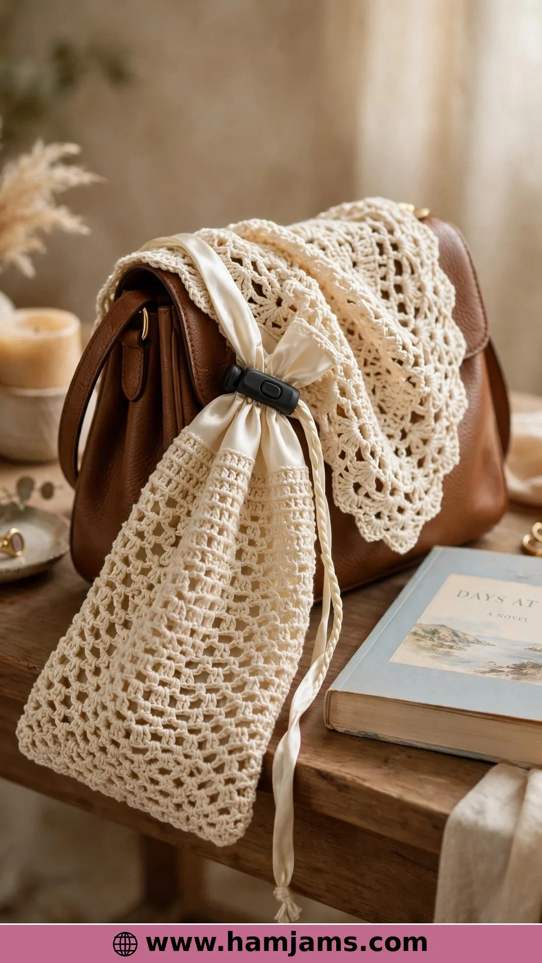 Two Panels, a Cord Lock and Bamboo-Soft Yarn
