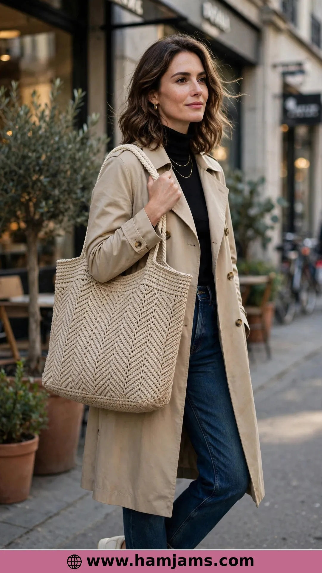 Herringbone Texture and Seriously Sturdy Handles