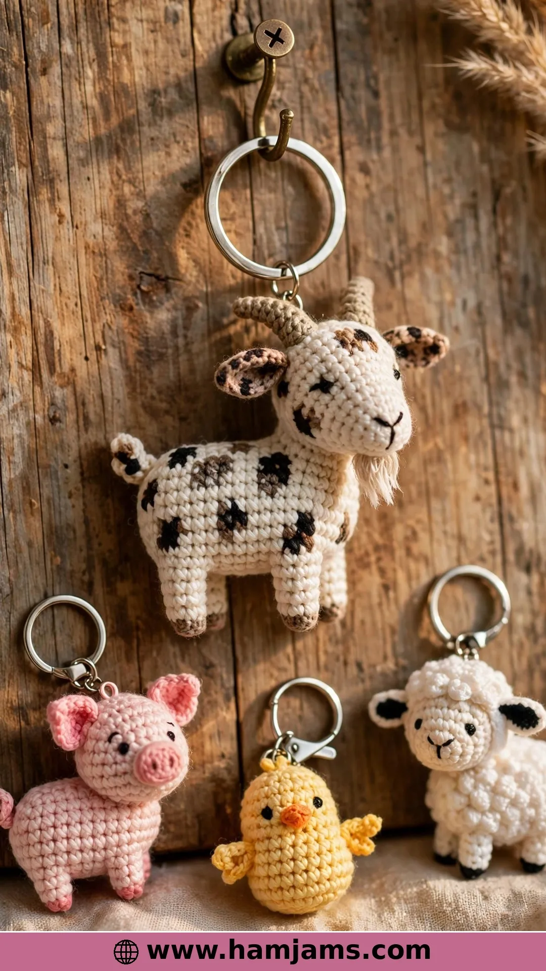 Tiny Spotted Goat from the Mini Amigurumi CAL