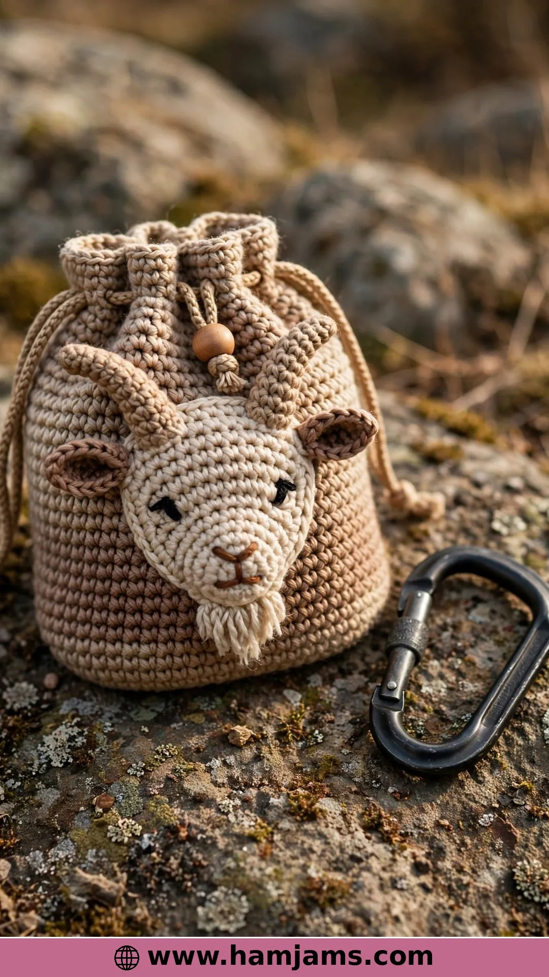 Mazama Mountain Goat Chalk Bag for Climbers