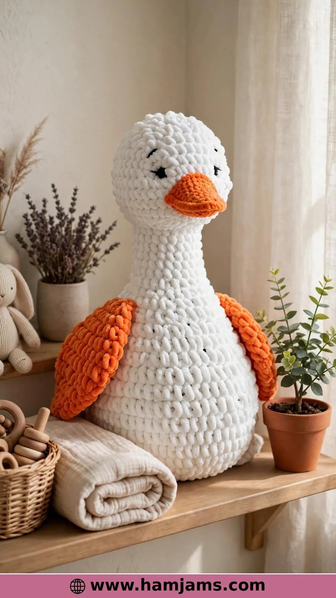 The Big Squishy Chenille Goose