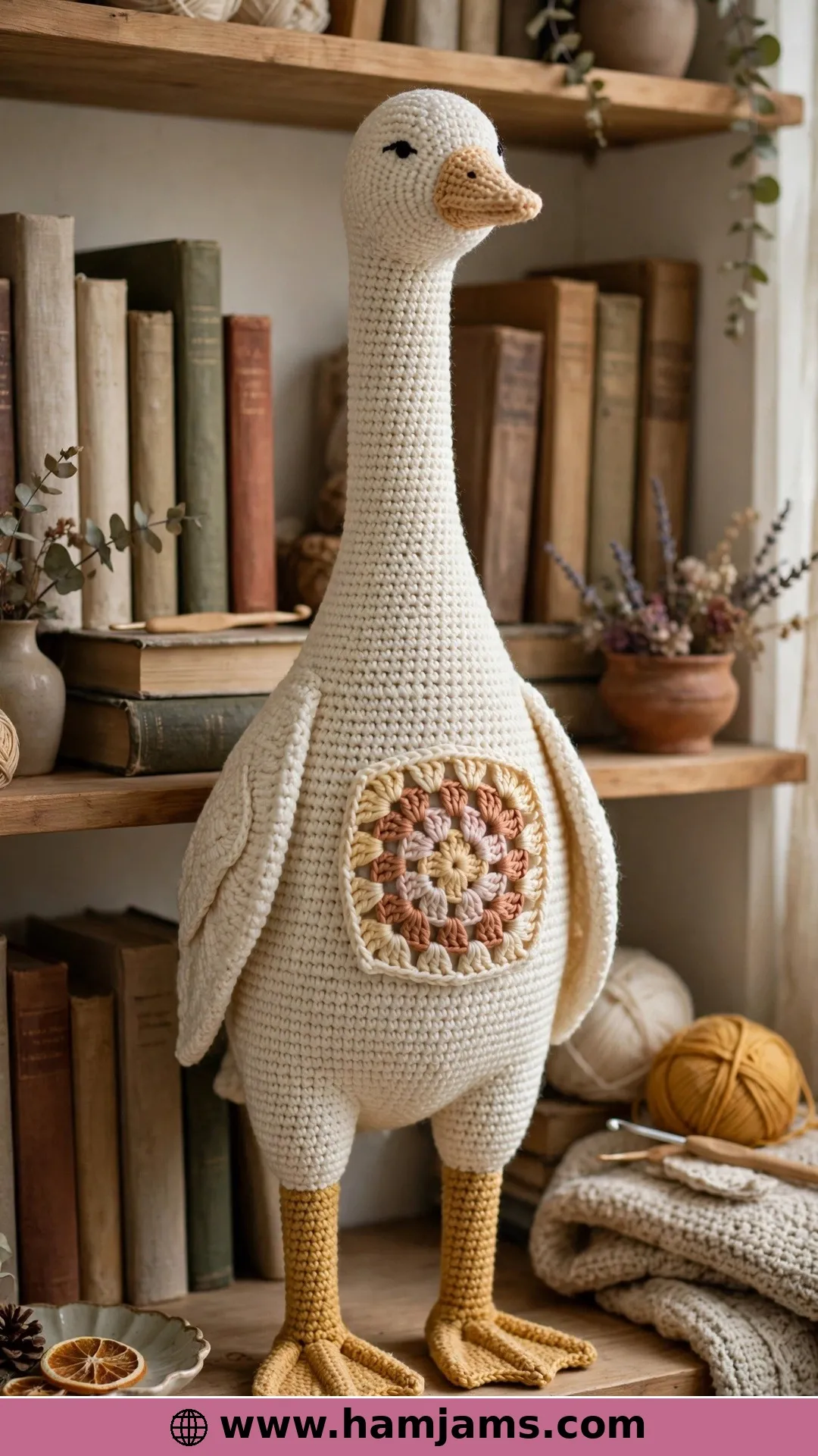 The Tall Goose With a Granny Circle Belly