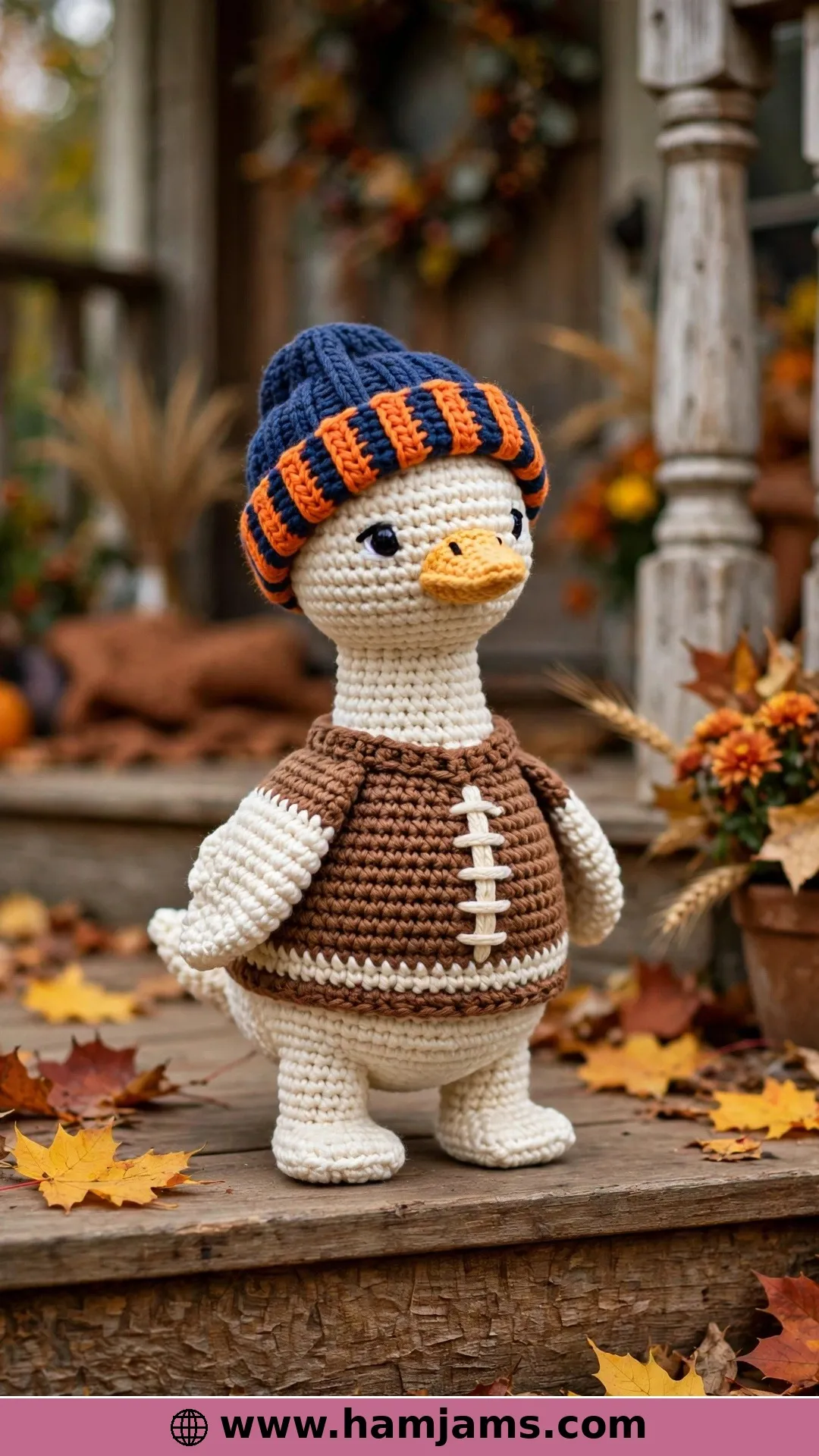 A Football Sweater for Your Porch Goose