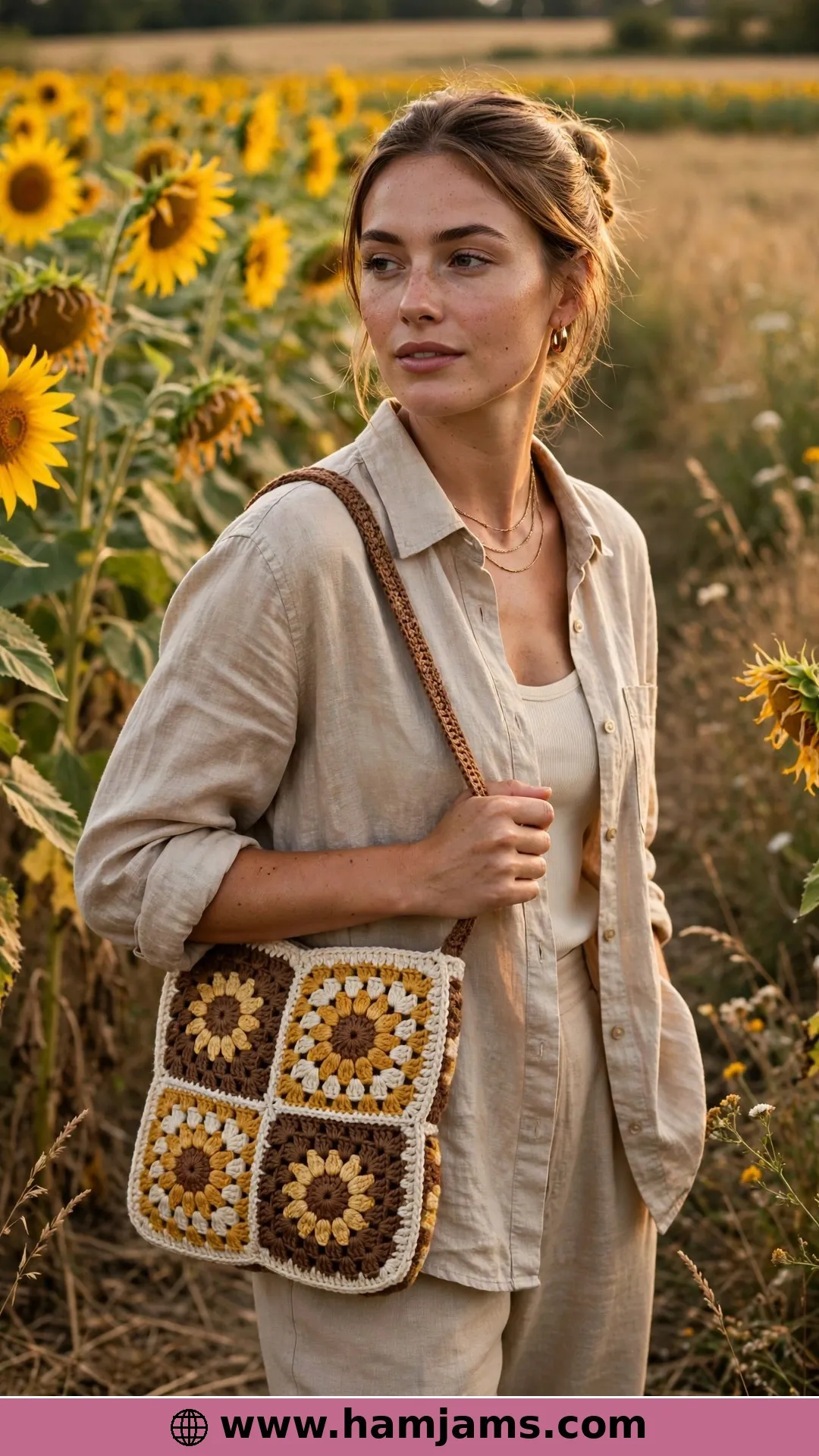 Puff-Stitch Sunflowers on the Classic Layout