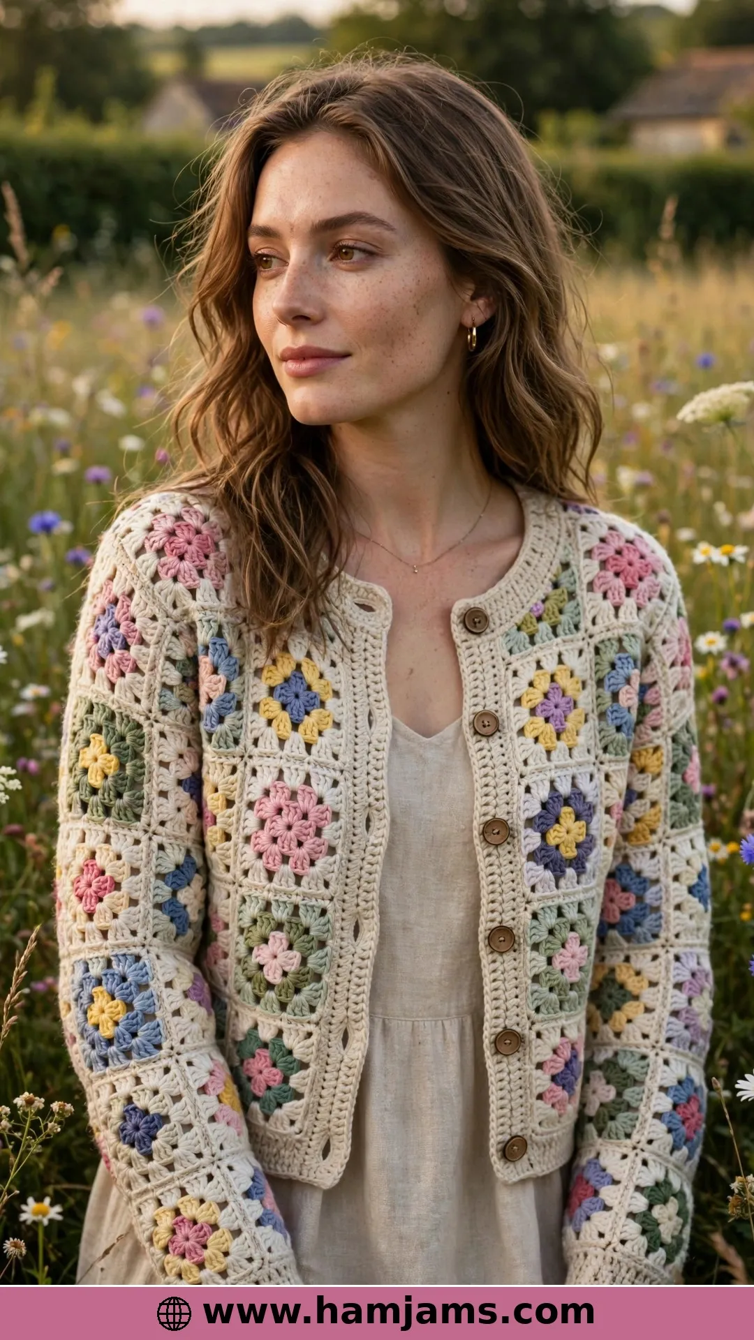A Whole Meadow of Flower Motifs
