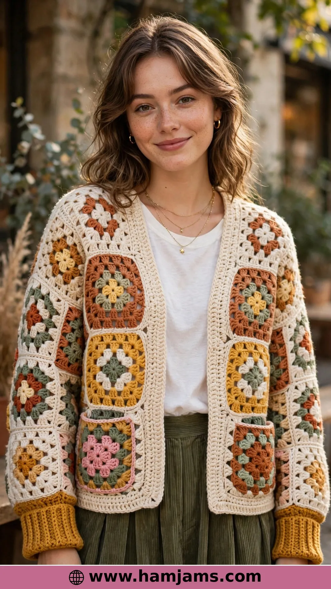 The One with Granny Square Pockets