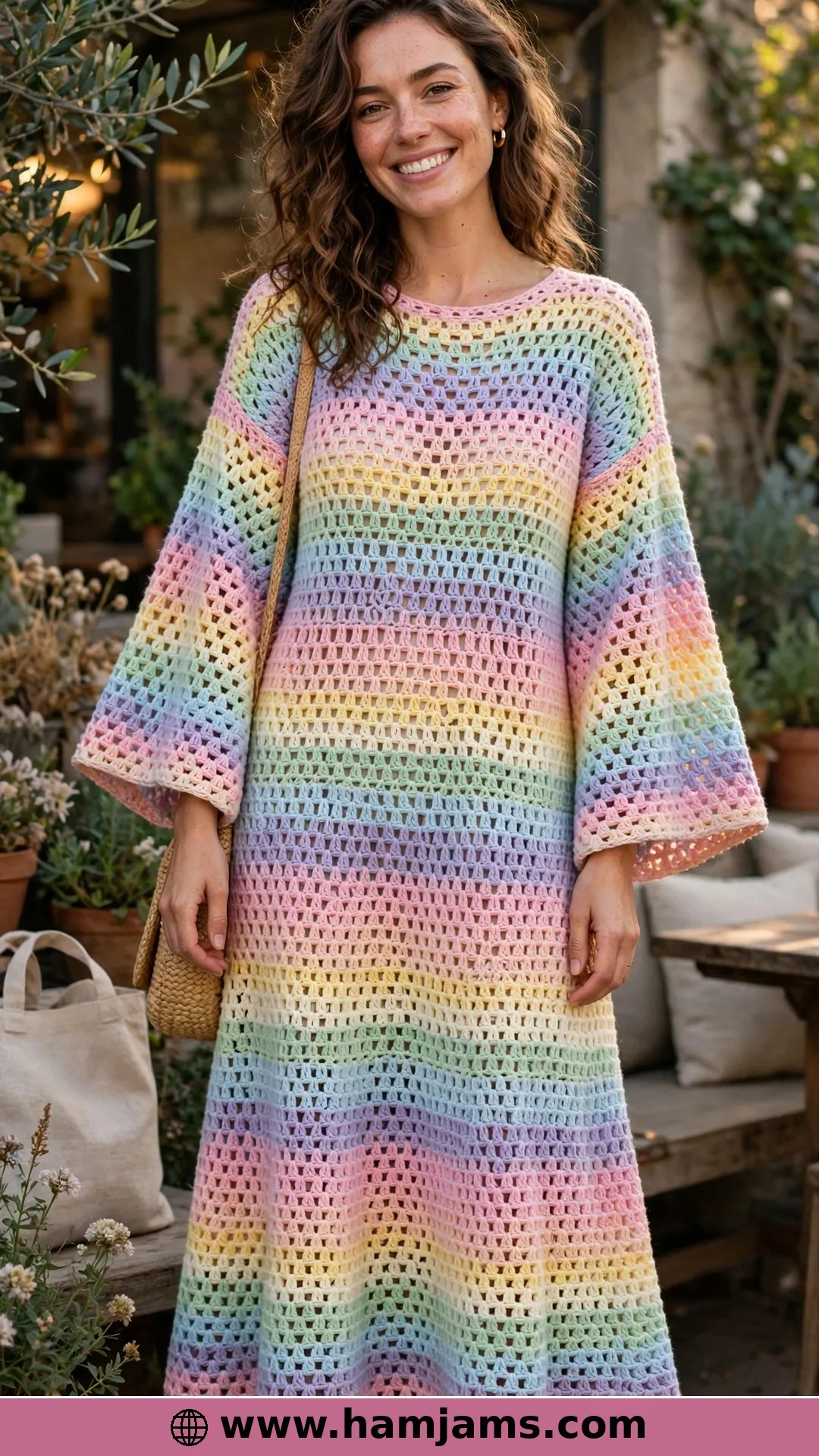 Side-to-Side Stripes With Only Two Seams
