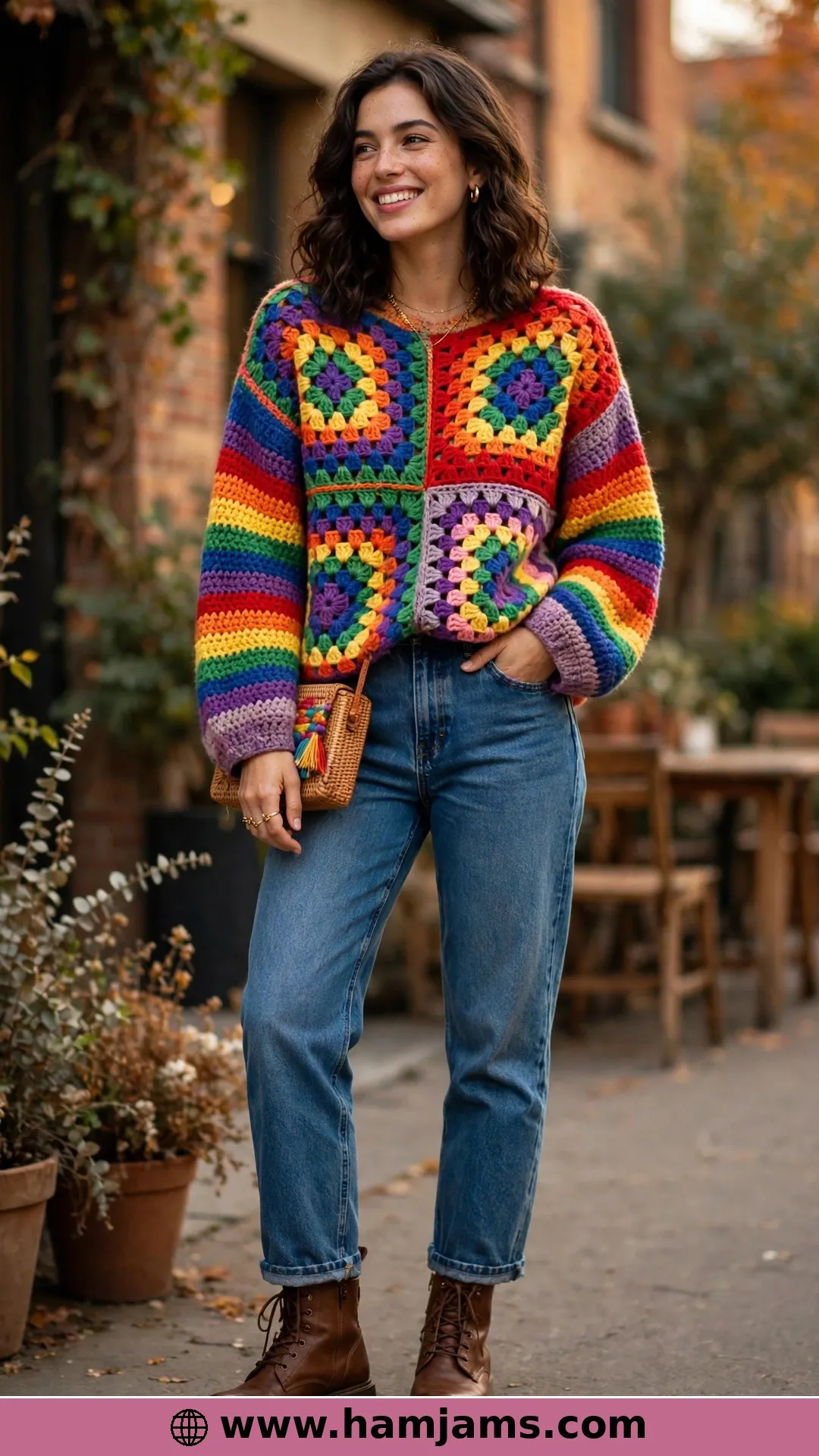 Four Giant Squares, One Cosy Sweater
