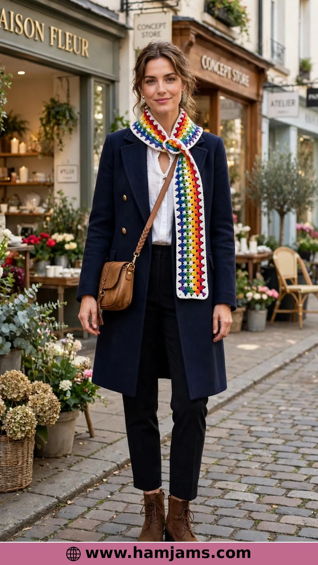 The Keyhole Scarf That Stays Exactly Where You Put It