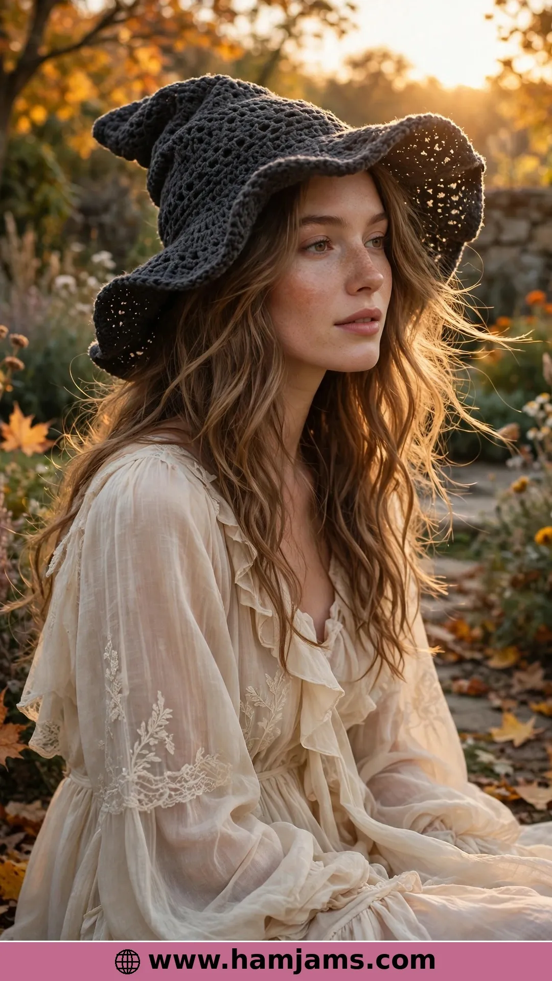 A Slouchy, Storybook Witch Hat in Two Shapes