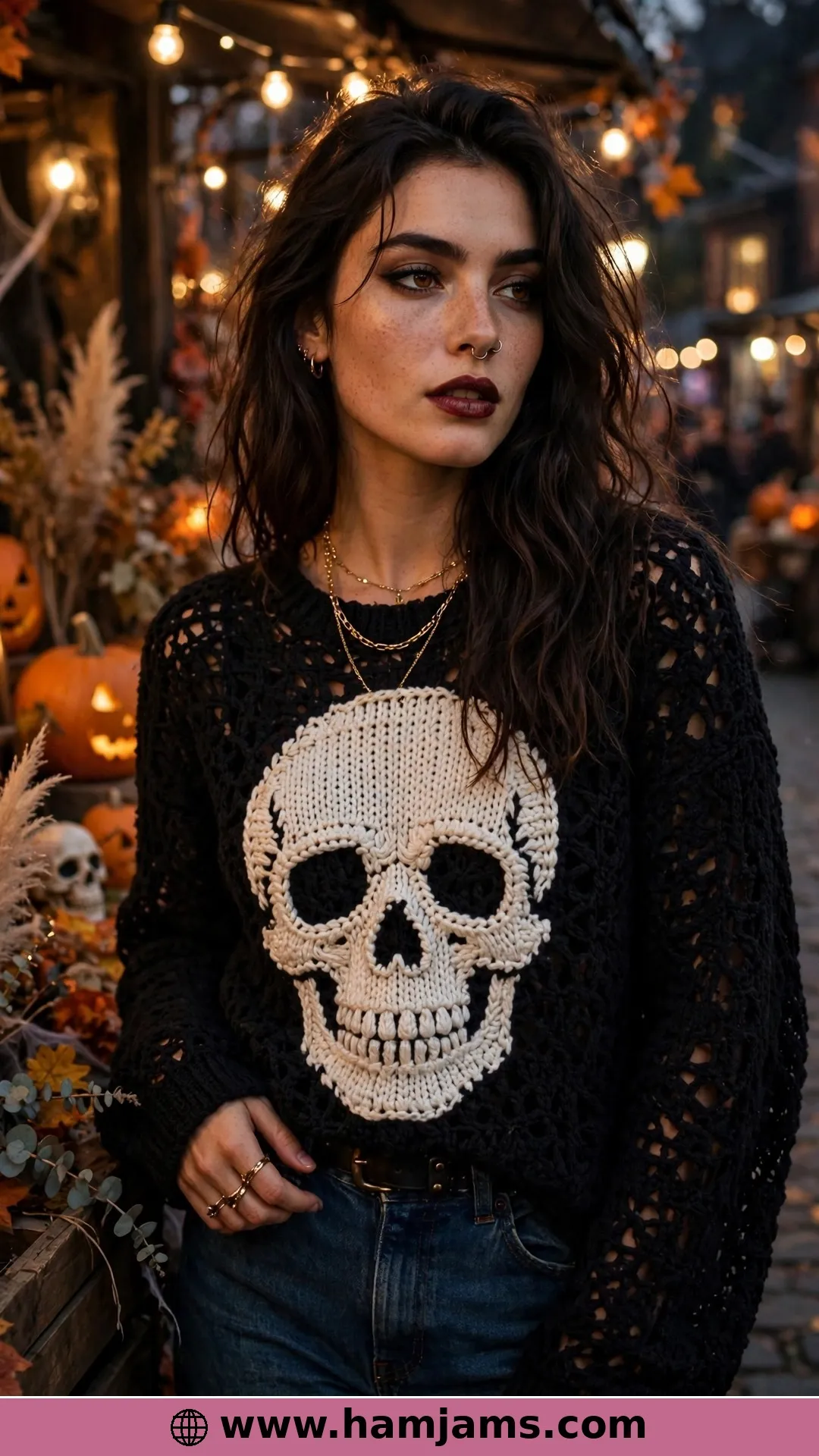 A Big, Bold Skull Sweater