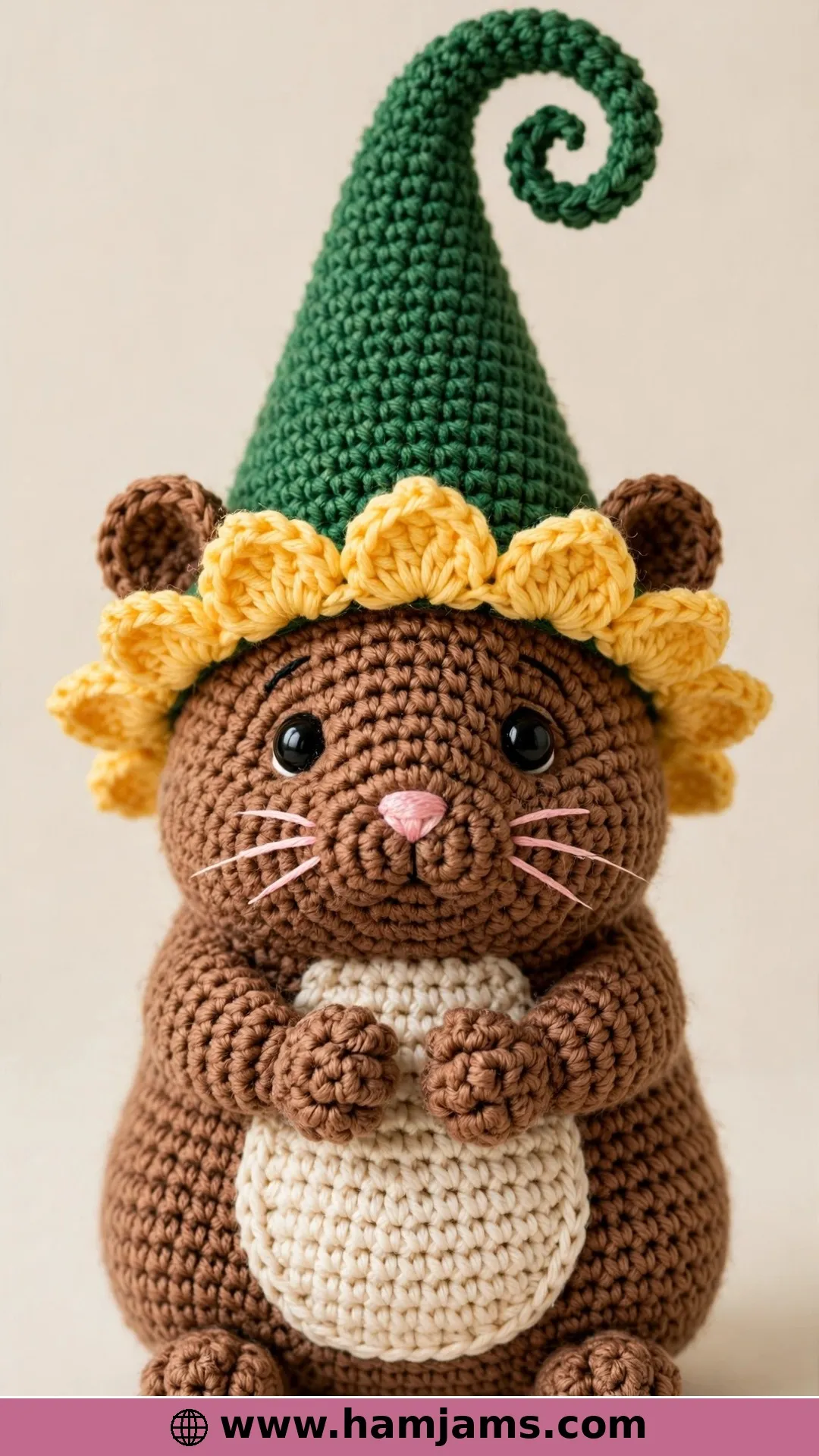 The No-Sew Hamster in a Pointed Hat