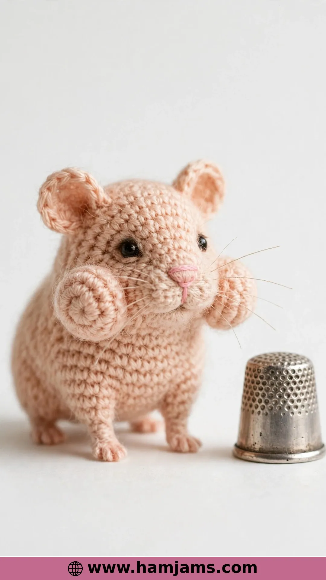 A Mini Hamster in Fine Cotton
