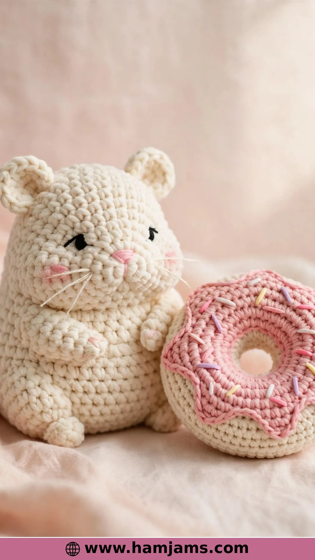 A Cuddly Hamster With a Bonus Donut